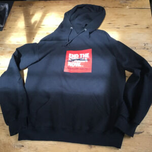 hoodie black M mens Mental health end the stigma